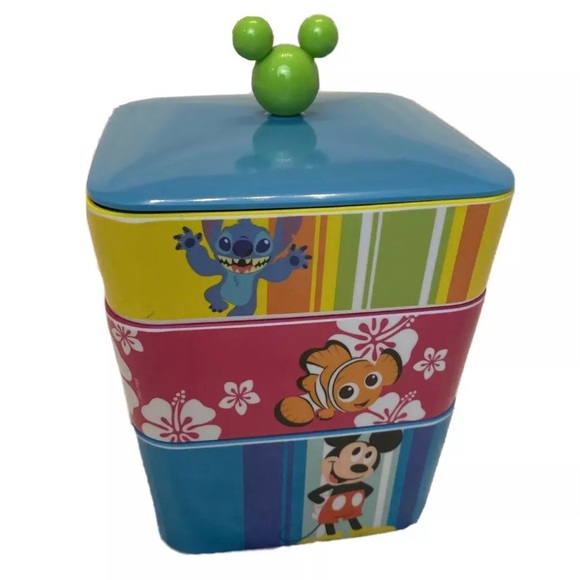 Disney Summertime Fun Stacking 3 Dish Set - Picture 2 of 3